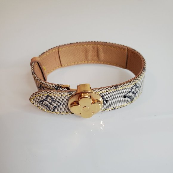 Genuine Louis Vuitton Canvas Monogram Bracelet NEW - Picture 5 of 15